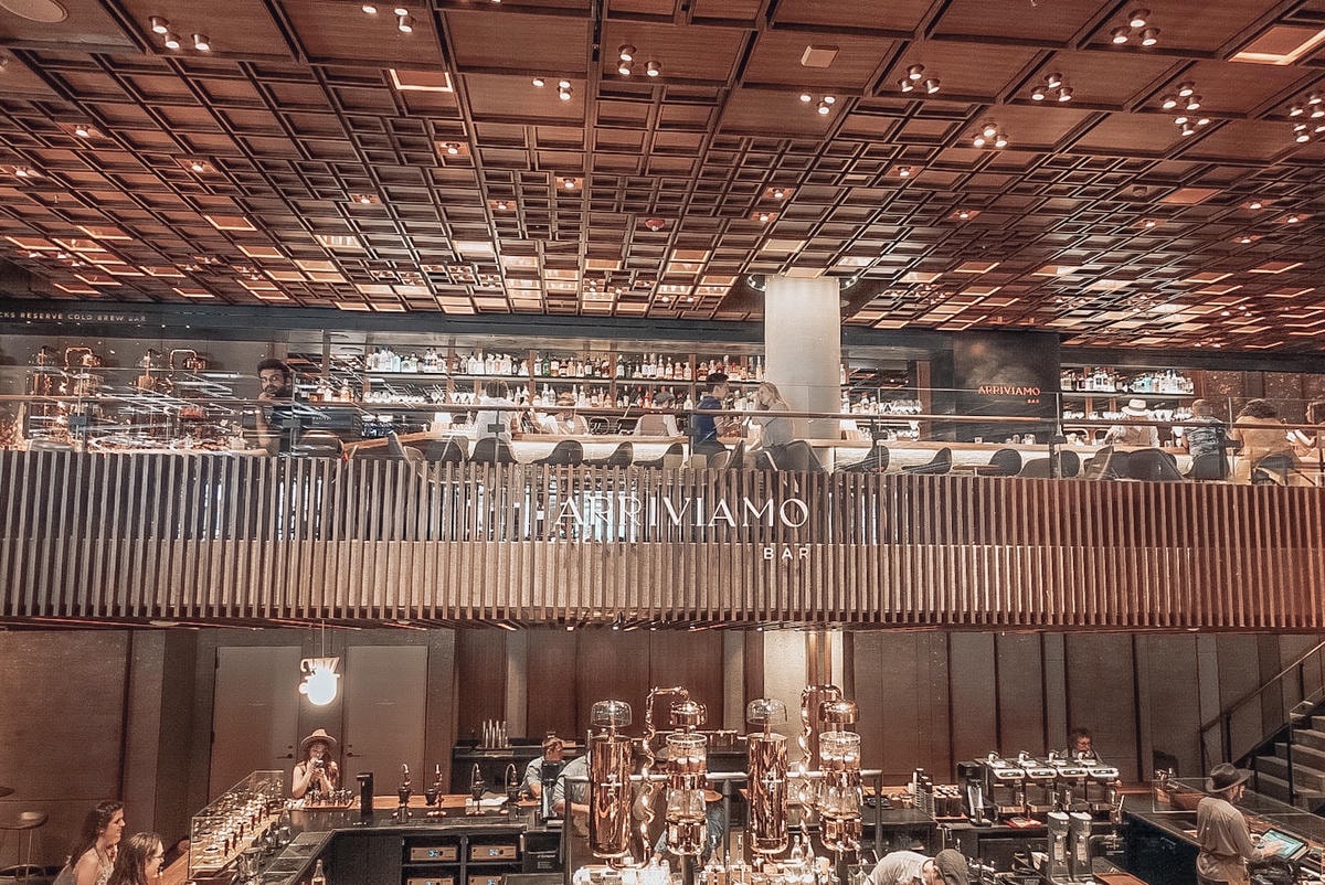 Starbucks Reserve Roastery 紐約|結合烘焙、美酒與咖啡的沈浸式體驗 - 第11張圖 Starbucks Reserve Roastery 酒吧