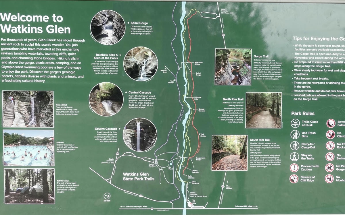 紐約週邊景點 – Watkins Glen State Park - 第1張圖