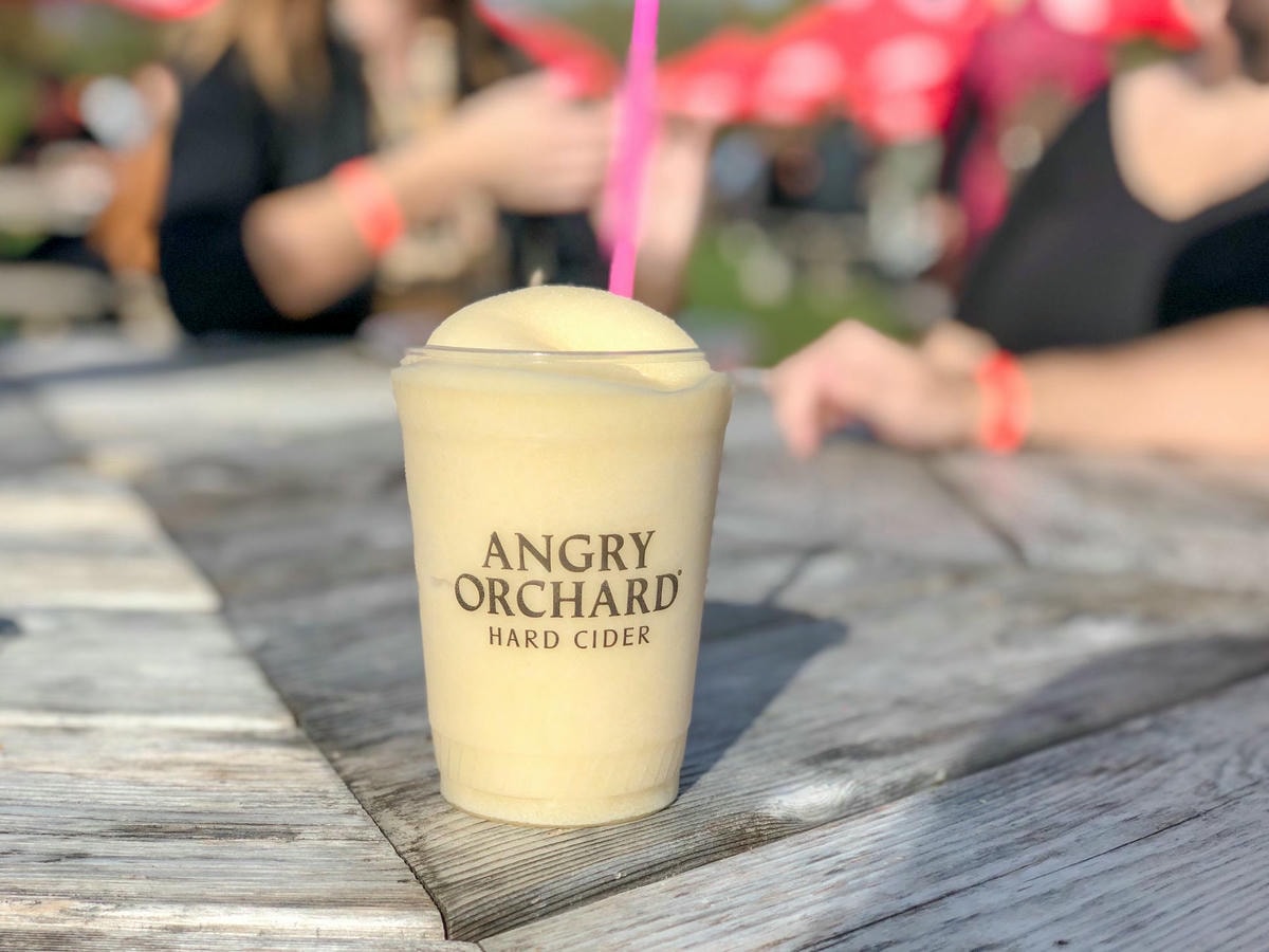Angry Orchard frozen rose