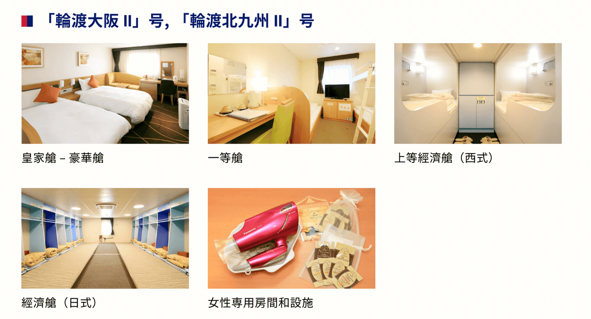大阪到福岡郵輪|船上可以吃 Buffet、泡溫泉?大阪到福岡另類方式介紹 - 第6張圖 大阪到福岡郵輪房型