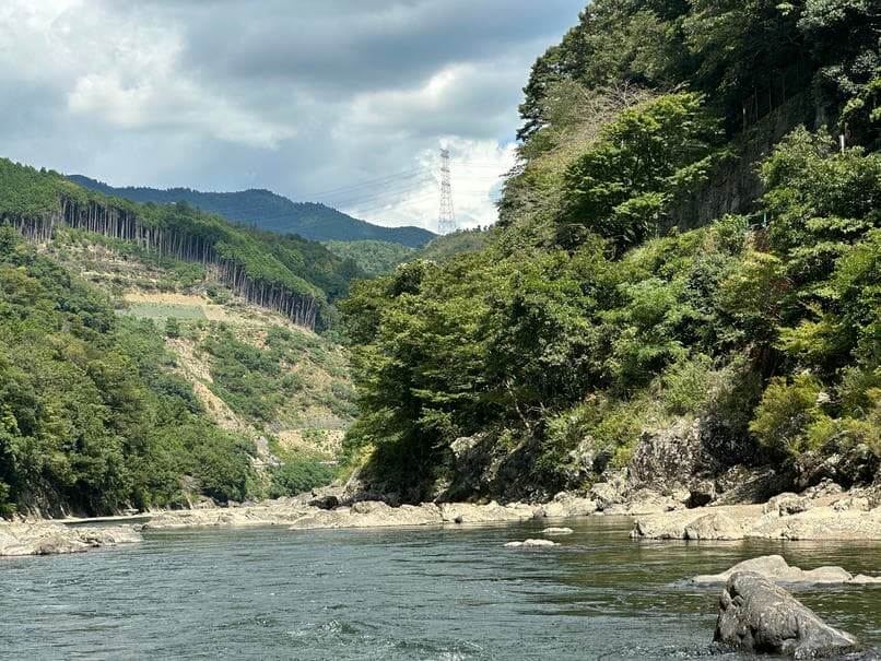 保津川遊船沿路風景