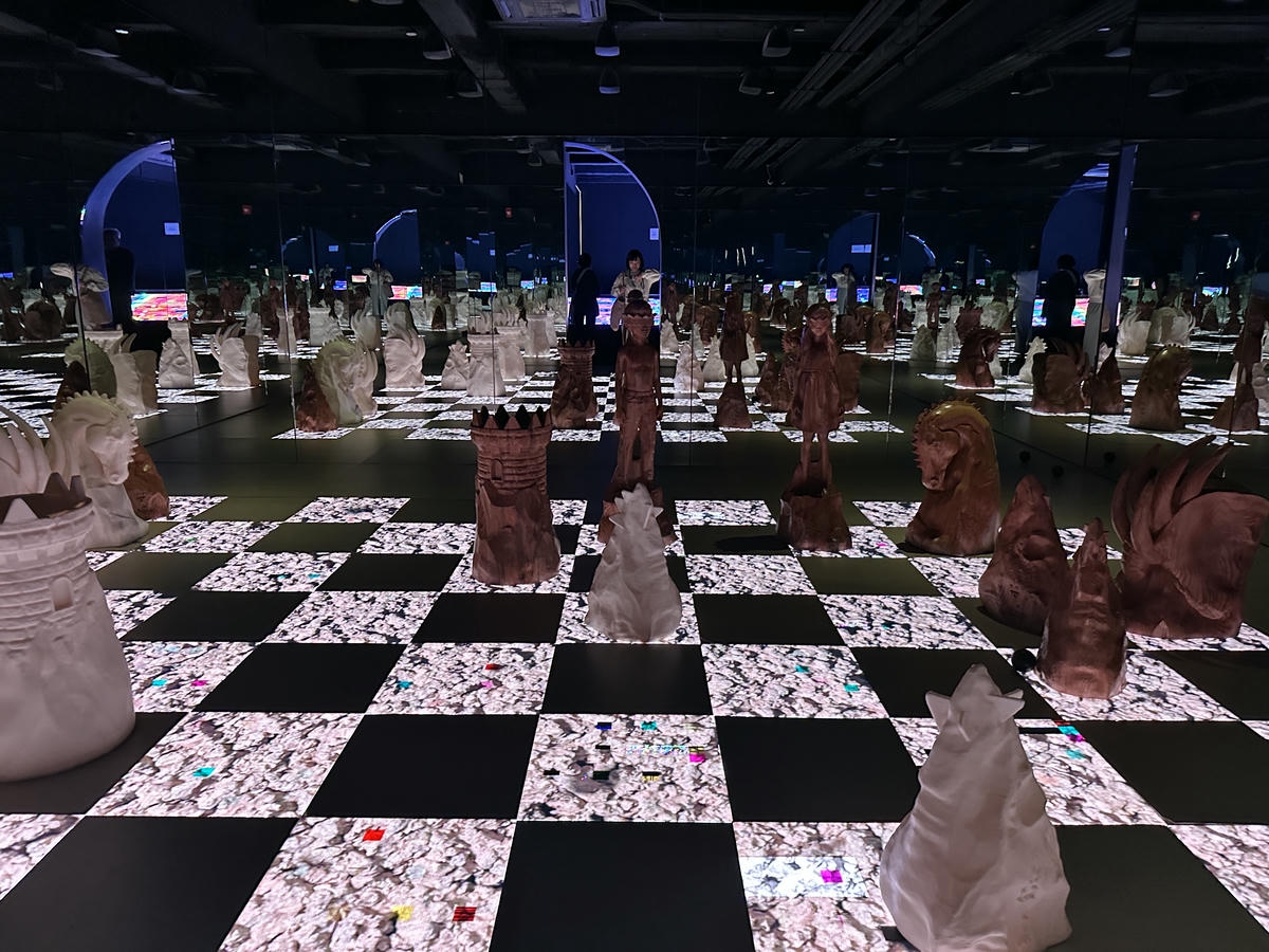 紐約 mercer labs 地下室互動展間