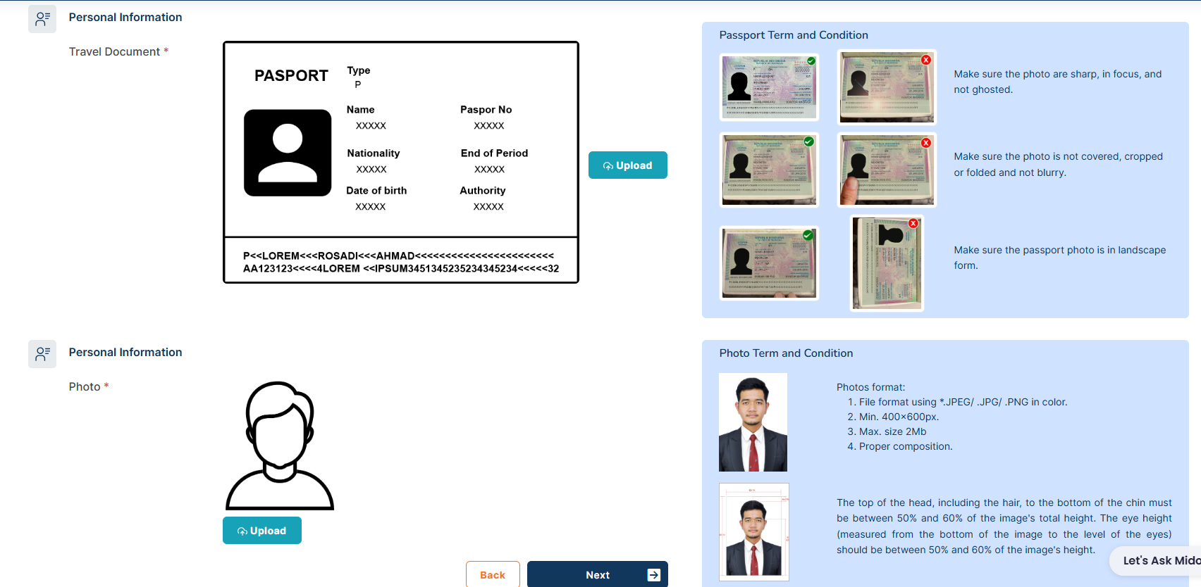 Bali visa application steps