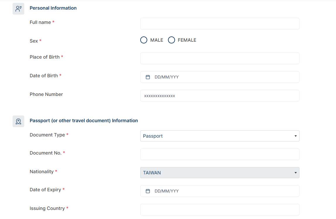 Bali visa application steps