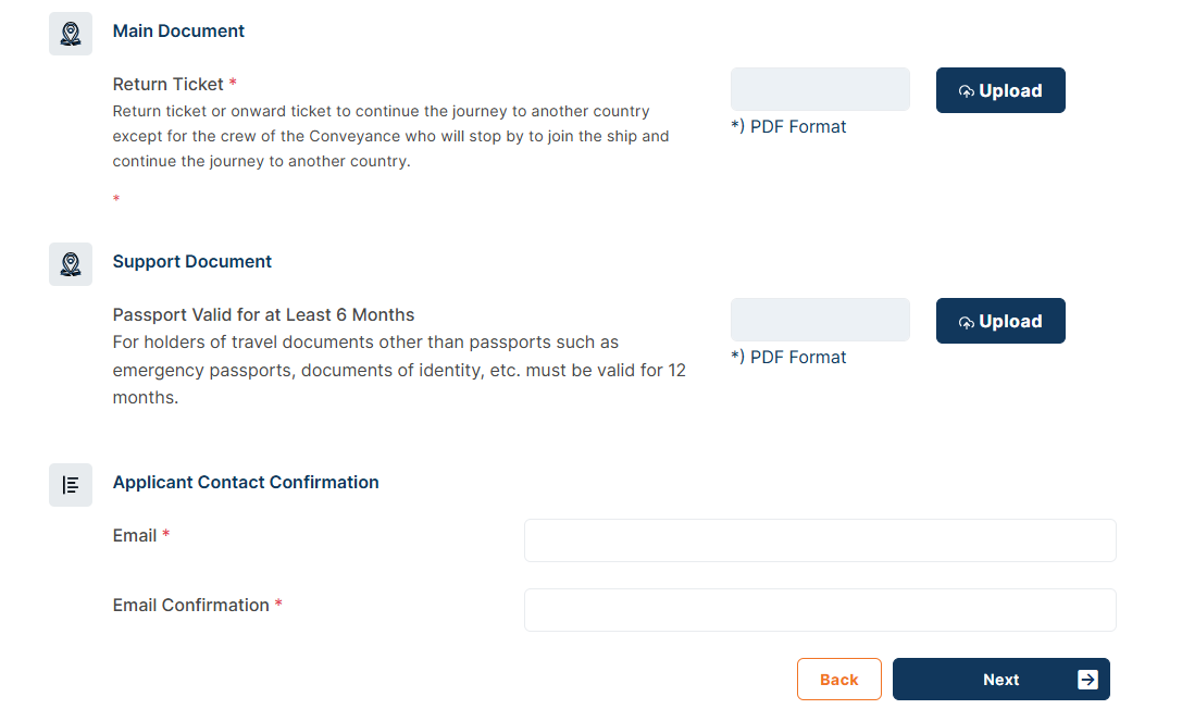 Bali visa application steps